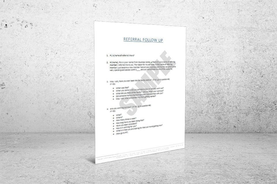 Referral Follow Up