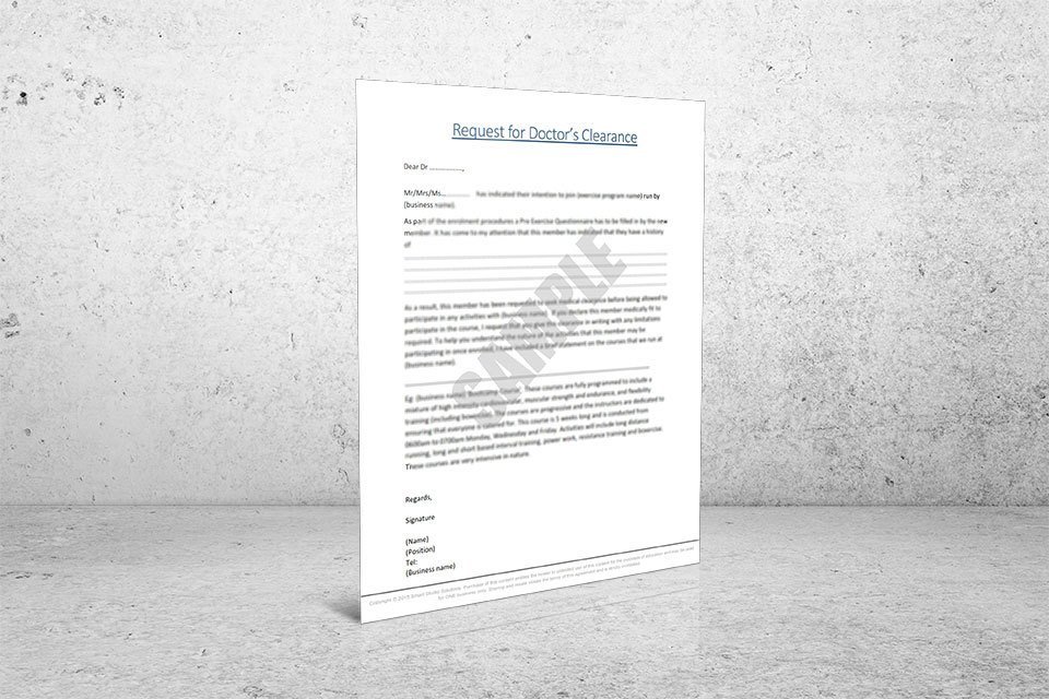 Doctor’s Clearance