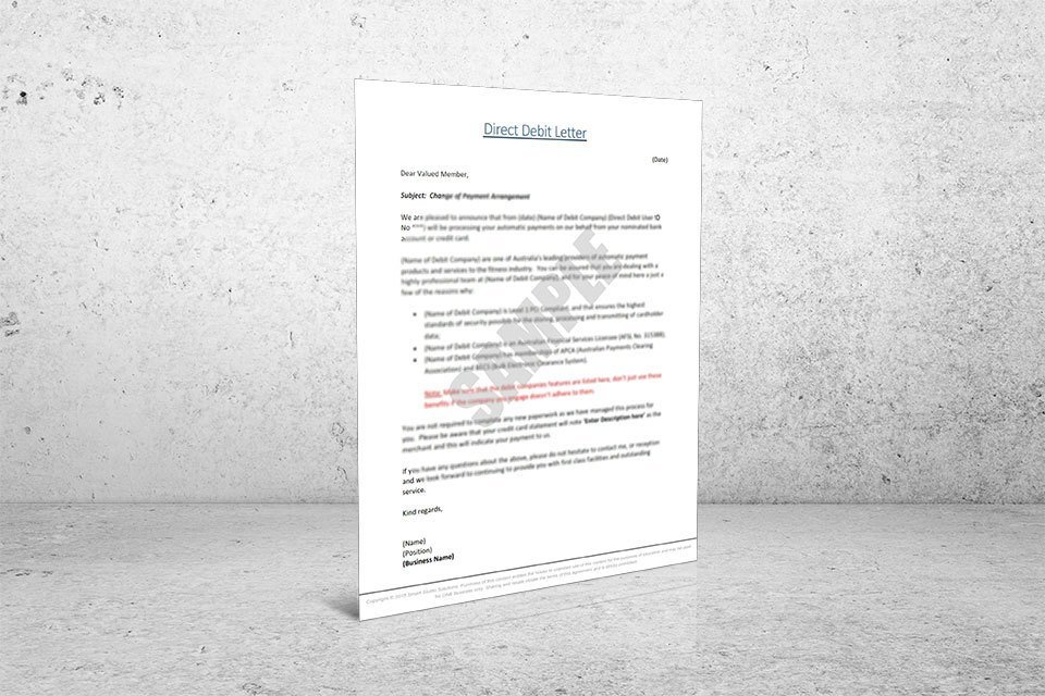 Direct Debit Confirmation