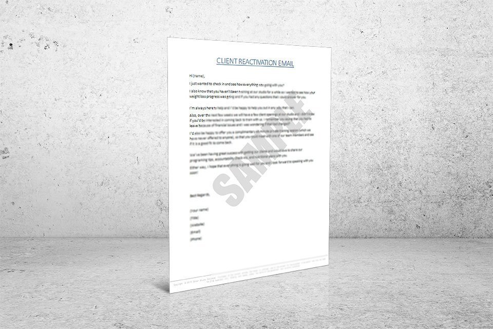 Client Reactivation (4 examples)