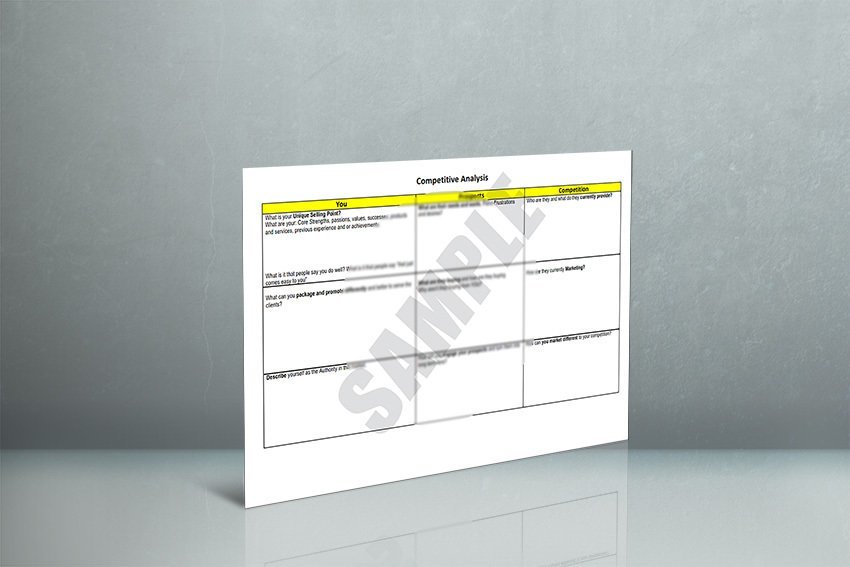 Competitive Analysis Template (4 pages)