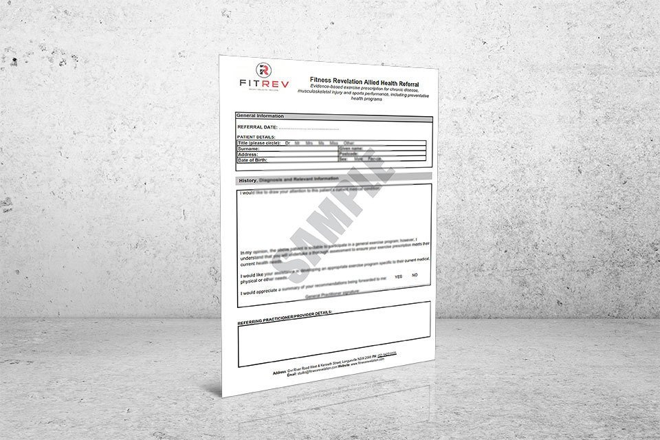 Allied Health Referral Pad