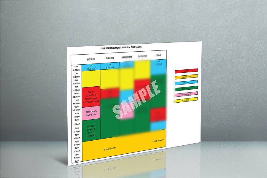 Time Management Worksheets (4 resources)
