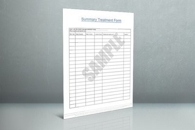 Summary Treatment Form