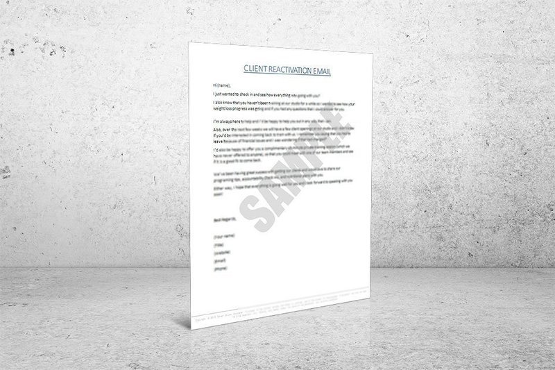 Client Reactivation (4 examples) Client Reactivation (4 examples)