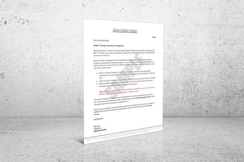 Direct Debit Confirmation