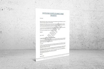 Switching Clients to Direct Debit (3 pages)