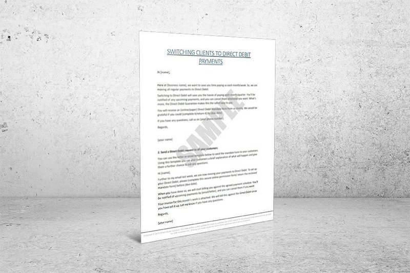 Switching Clients to Direct Debit (3 pages)