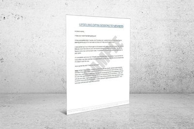 Upselling Extra Services To Current Members (2 pages)