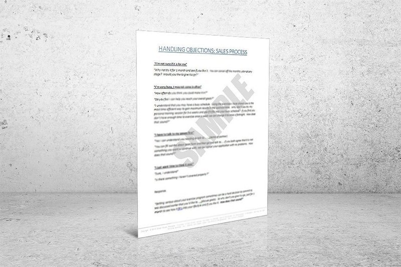 Handling Objections In The Sales Process (6 pages)