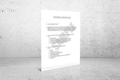 Referral Follow Up