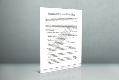 PT Cancellation Policy