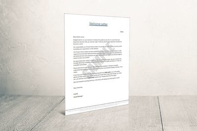 New Client Welcome Letter