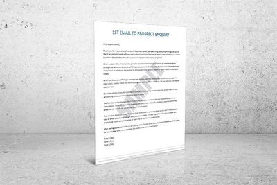 Enquiry Follow Up (3 part series) (4 pages)
