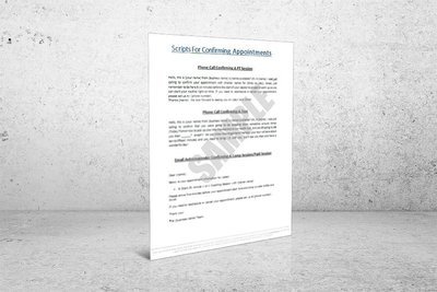 Scripts for Confirming Appointments