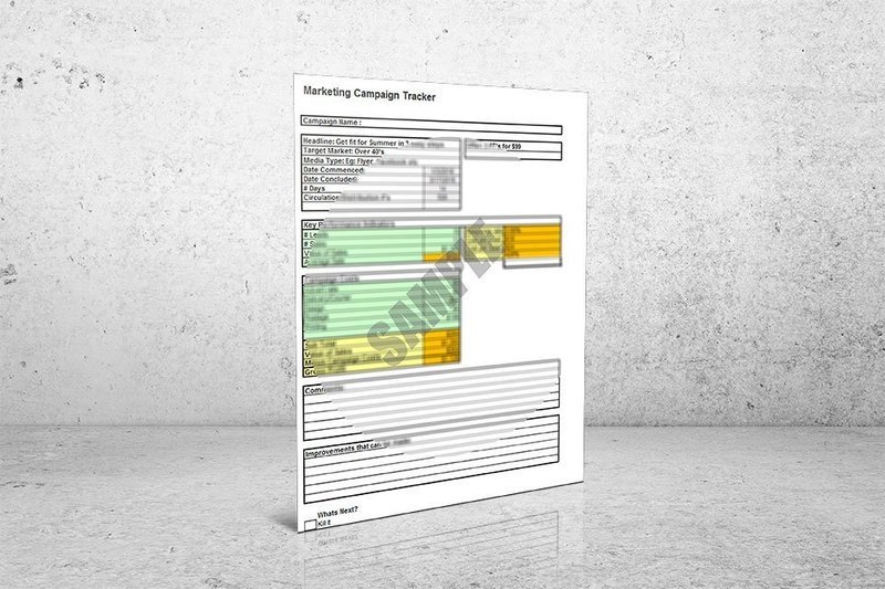 Marketing Campaign Tracker Template