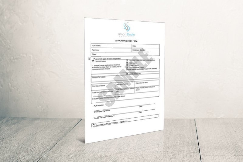 Leave Application Form