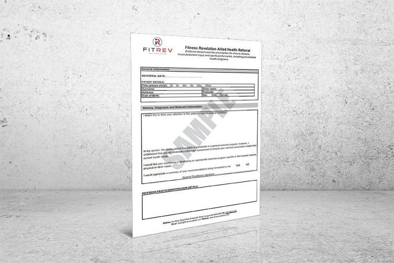 Allied Health Referral Pad