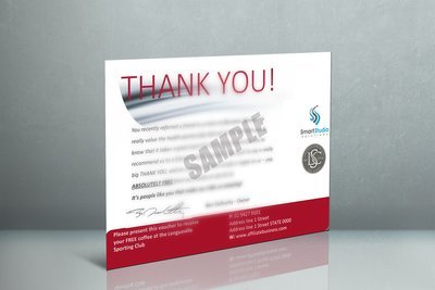 Referral Thank You Card
