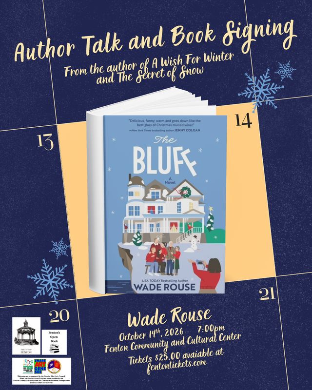 Author Talk and Book Signing for "The Bluff"