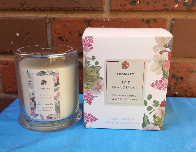 Lily and Frangipani Candle