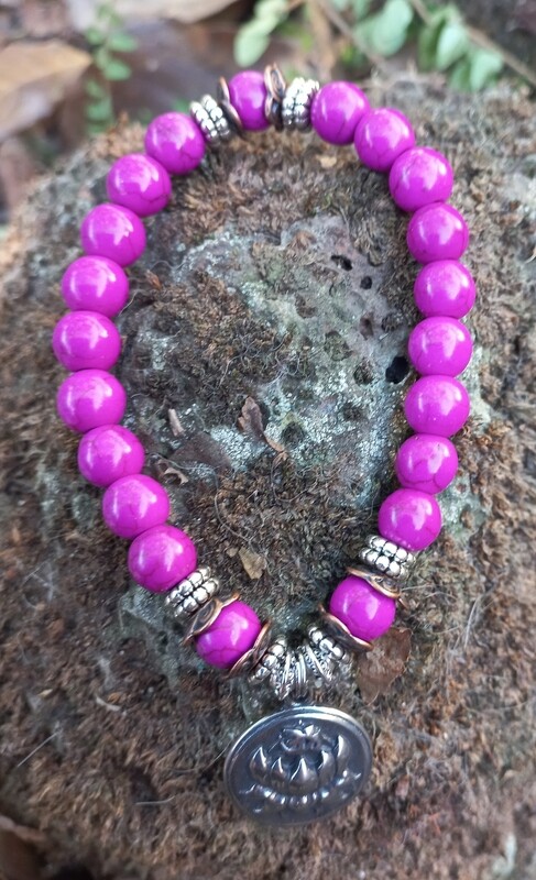 Purple Magnesite Bracelet
