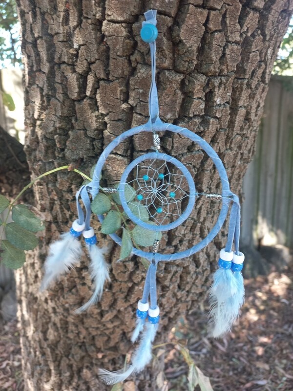 Dream Catcher Lilac 10cm ring