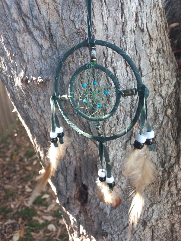 Dream Catcher Emerald Green 10cm ring