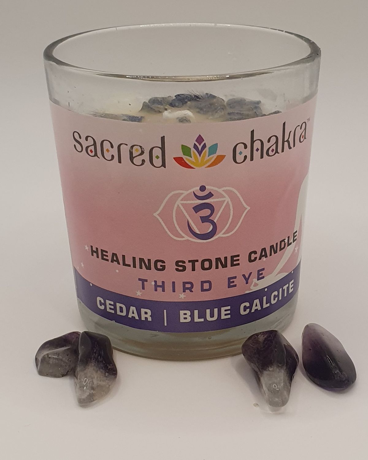 Third Eye  Chakra Healing Candle
