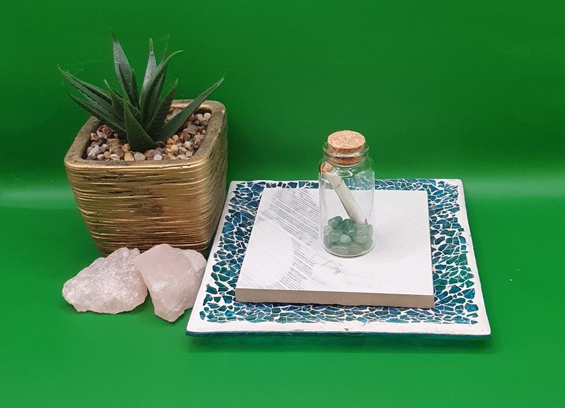 Heart Chakra  with green adventurine Gemstone