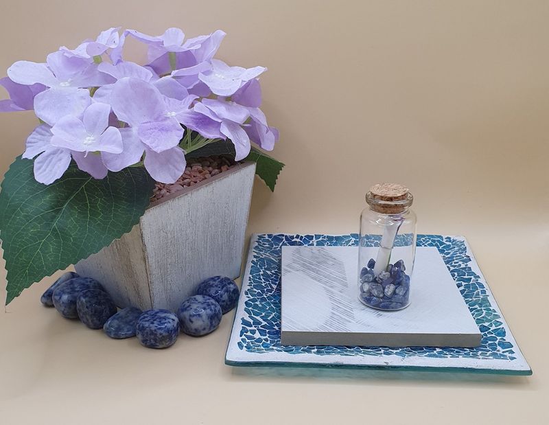Throat Chakra with sodalite Gemstone