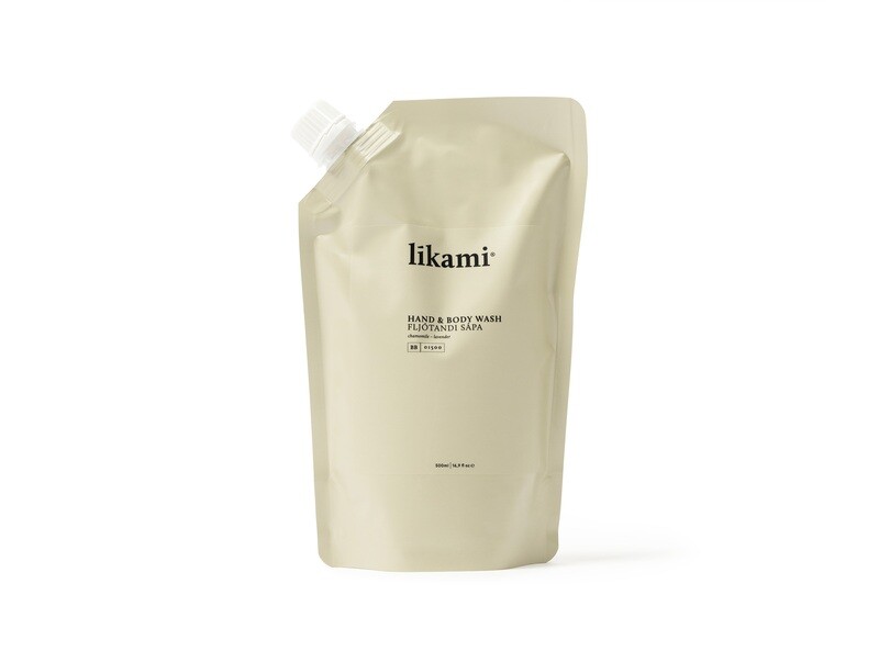 Likami Hand & Body Wash Chamomile-Lavender Refill