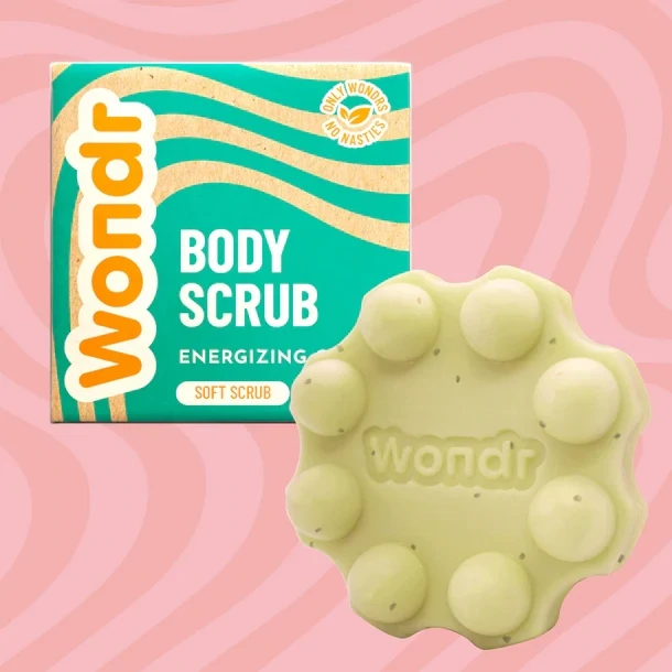 WONDR Scrub Bar Energizing Ginger