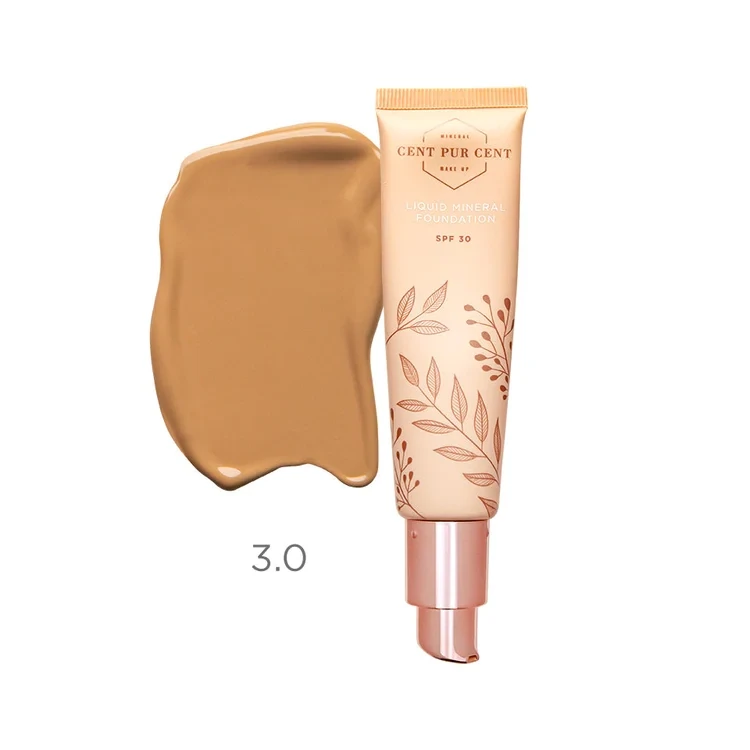 Cent Pur Cent Liquid Mineral Foundation 3.0