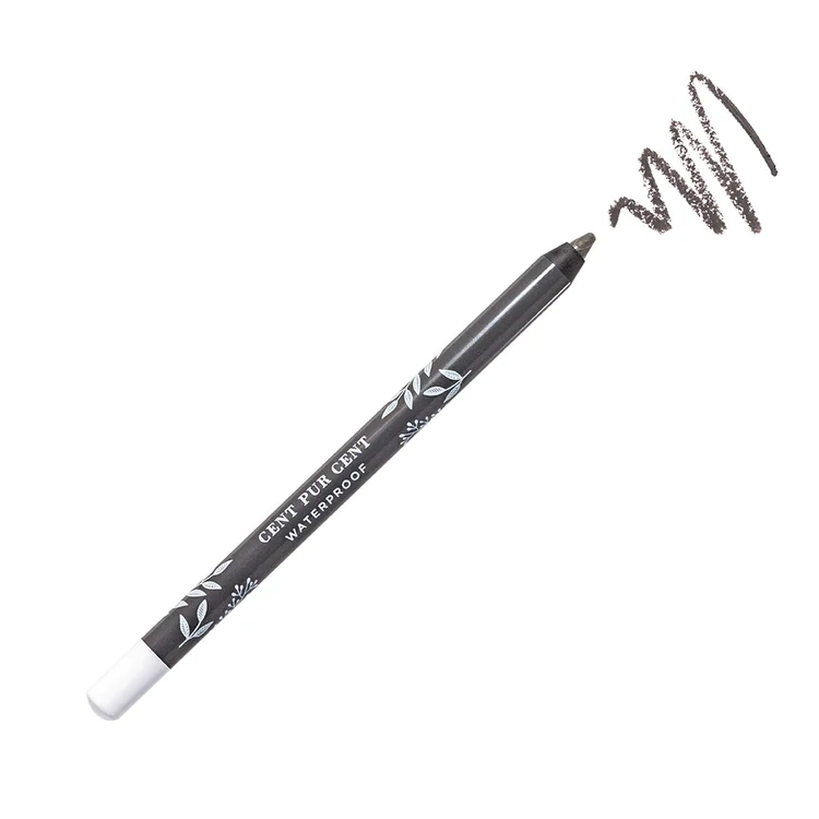 Cent Pur Cent Waterproof Eye Pencil Gris Foncé