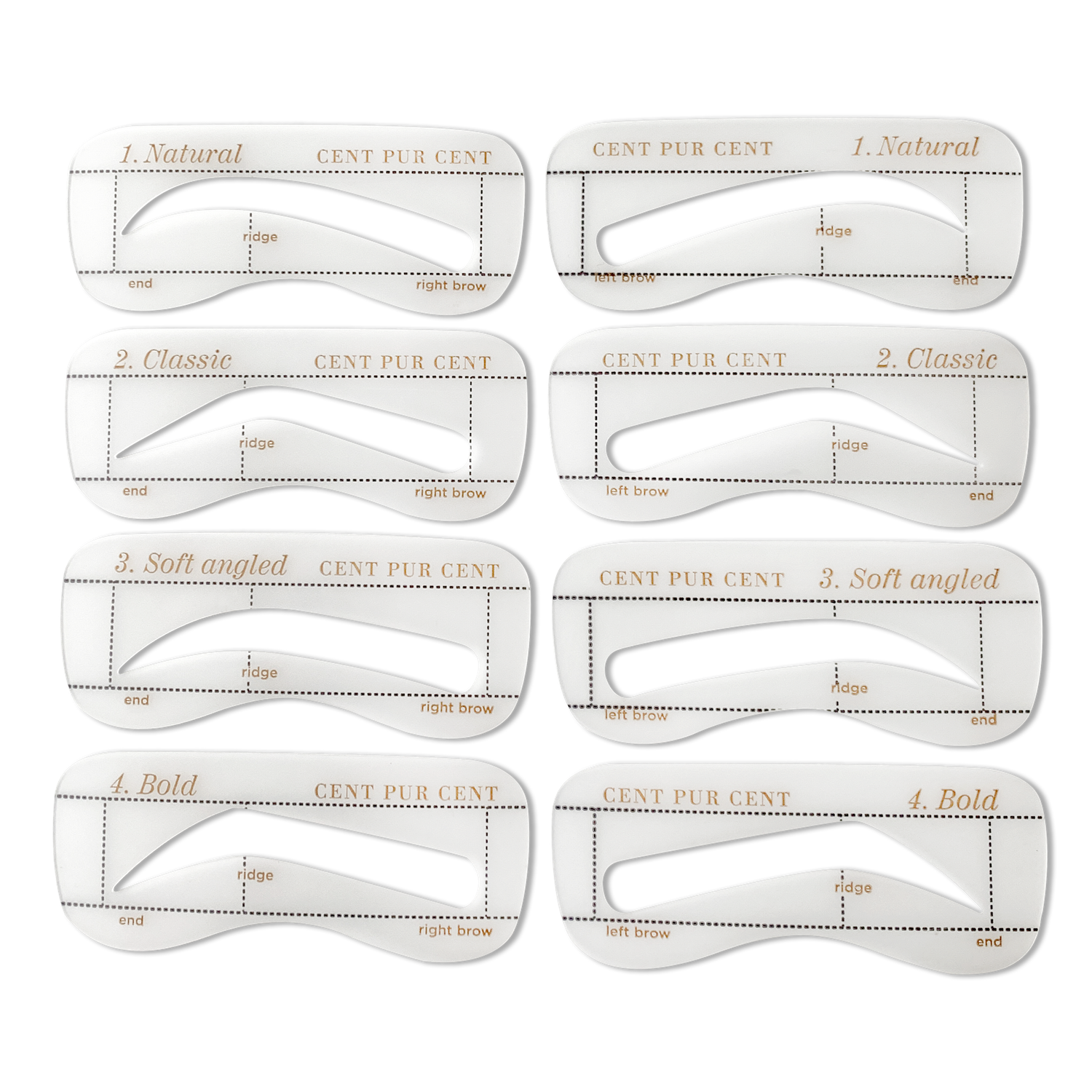 Cent Pur Cent Brow Stencils