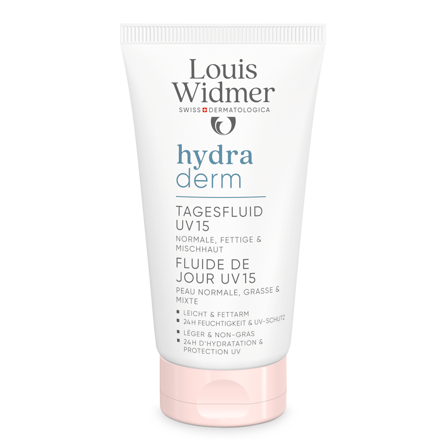 Hydraderm Dag Fluide UV15 Zonder Parfum