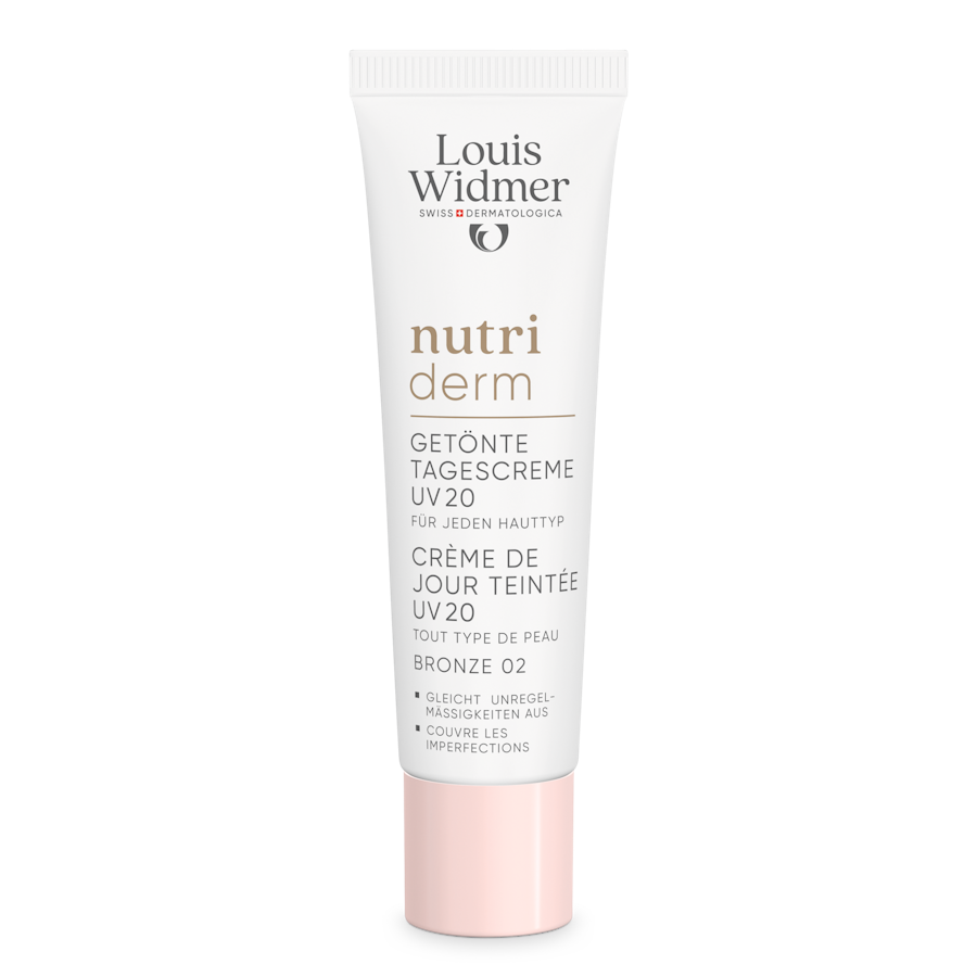 Nutriderm Getinte Dagcrème UV20 Bronze 02 Zonder Parfum