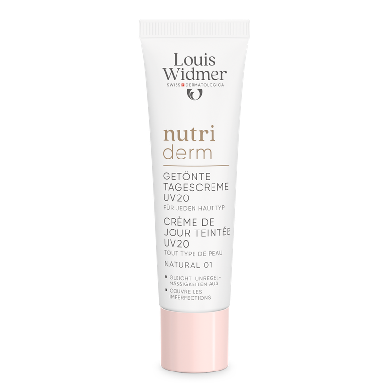 Nutriderm Getinte Dagcrème UV20 Naturel 01 Zonder Parfum