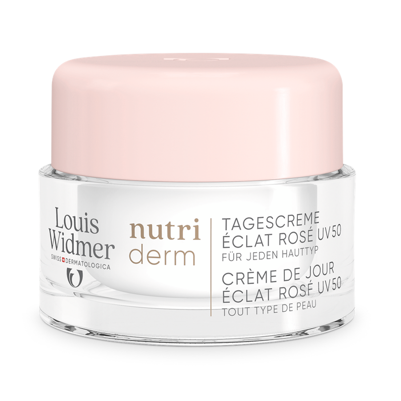 Nutriderm Dagcrème Eclat Rosé UV50 Zonder Parfum