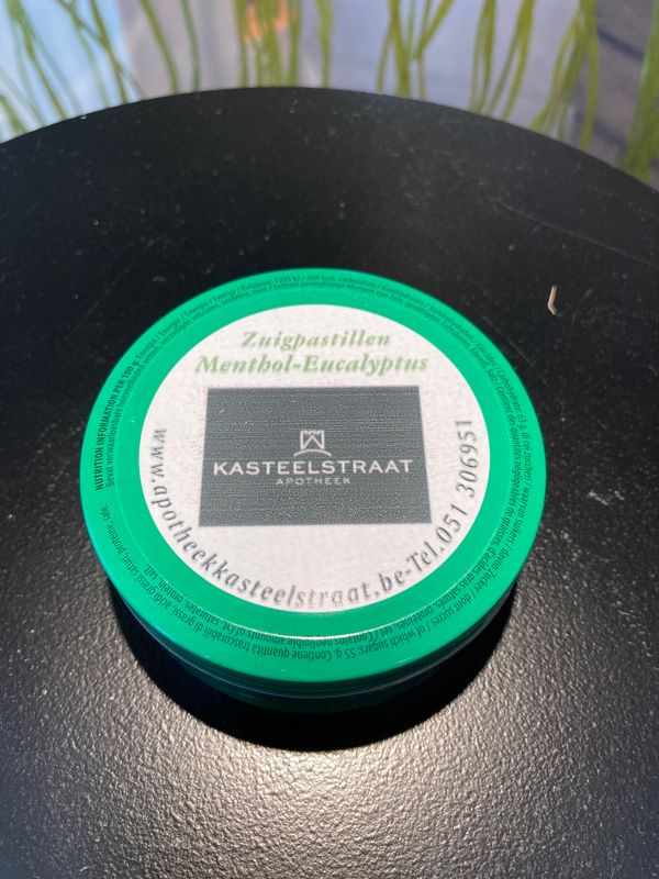 Keelpastilles Menthol-Eucalyptus
