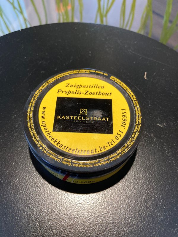 Keelpastilles Propolis-Zoethout