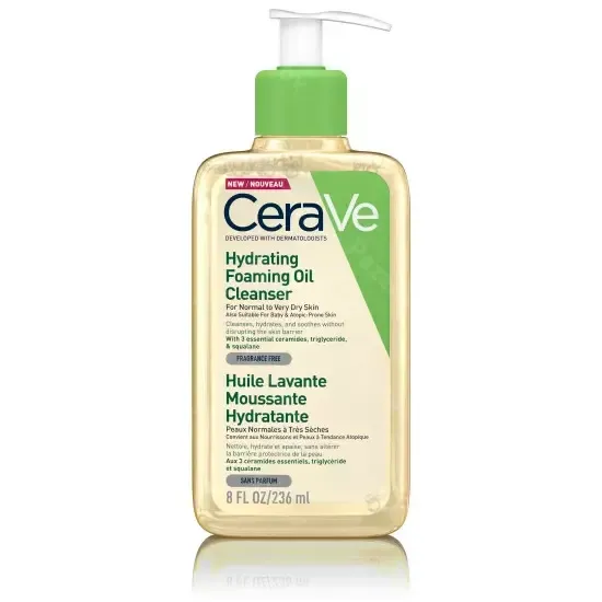 Cerave Hydrating Foaming Oil Cleanser 236 mL