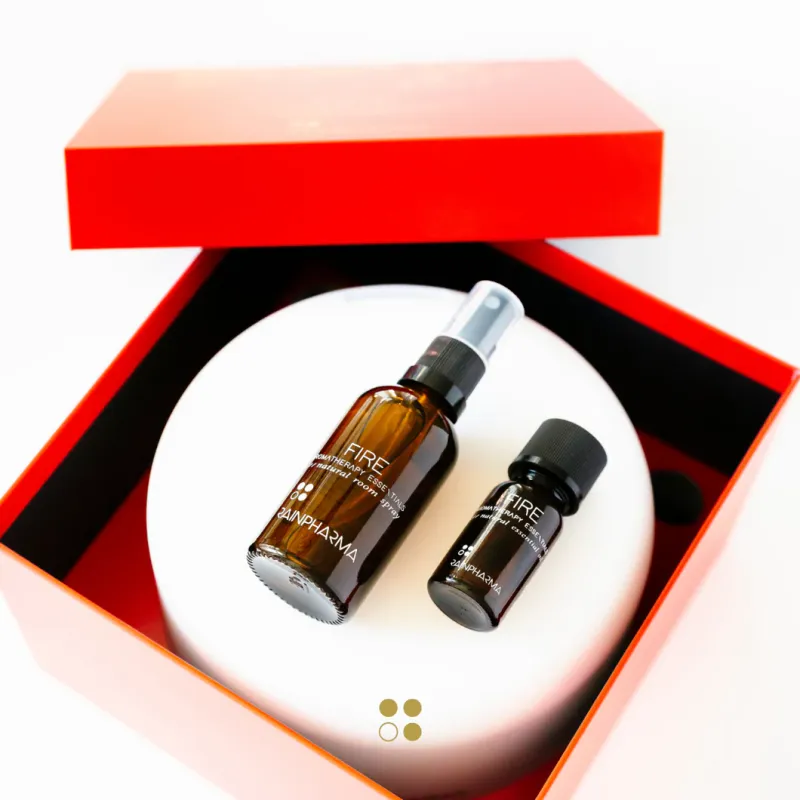 Fire Aroma Diffuser Gift Set