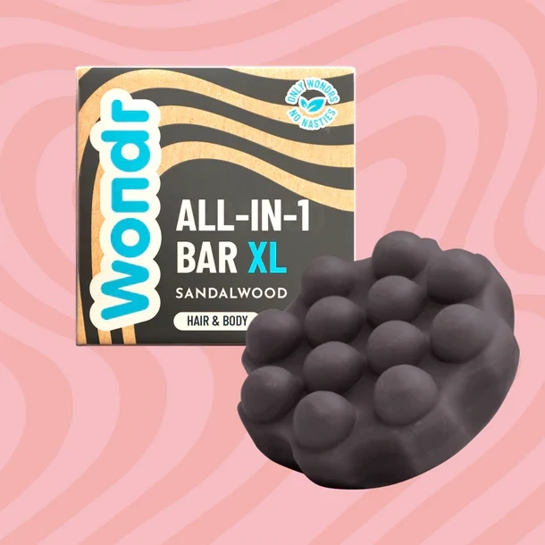 WONDR XL Shower Bar Sandalwood All-in-1