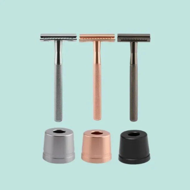 WONDR Safety Razor (scheermes + houder) ZWART
