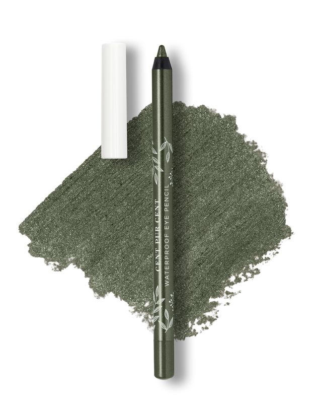 Cent Pur Cent Waterproof Eye Pencil Kaki