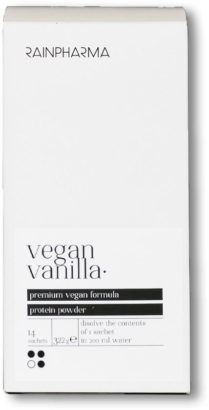 RainPharma Vegan Vanilla Zakjes 14 x 30g