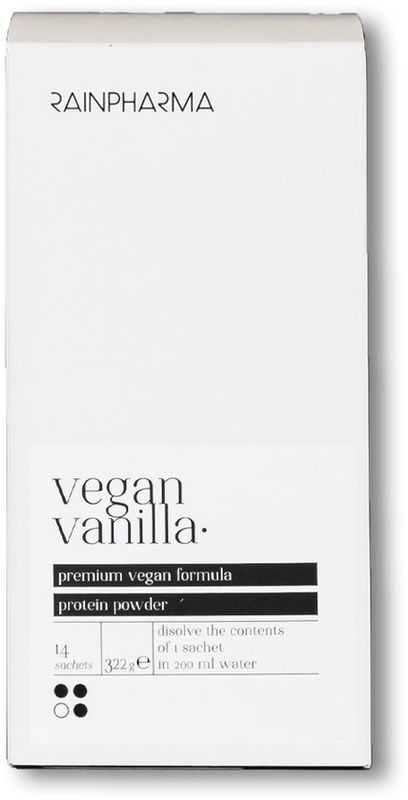 RainPharma Vegan Vanilla Zakjes 14 x 30g