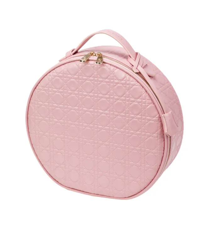 Cent Pur Cent Round Make-up Bag Pink